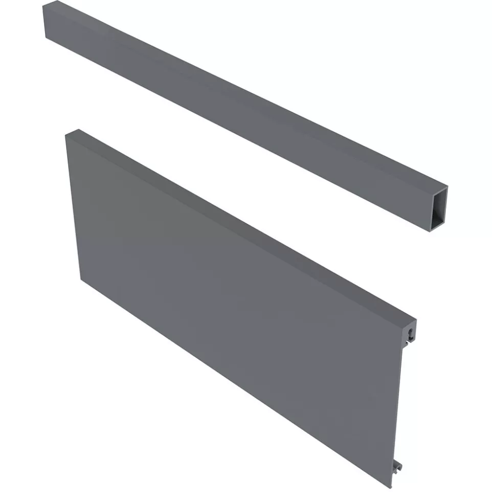 White Aluminum Drawer Front Panel...