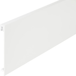Wit aluminium front 110mm hoog op maat te snijden voor binnenlade en interne pannenlade Slim lengte 1,2m / pce