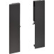 Frontpaneelaansluitset antraciet, hoogte 167mm voor aluminium frontpaneel van interne pannenlade Slim / pce