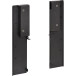 Frontpaneelaansluitset antraciet, hoogte 167mm voor aluminium frontpaneel van interne pannenlade Slim / pce
