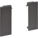 Anthracite Front Connector Kit 84mm Height for Slim Internal Aluminum Drawer Fronts per piece