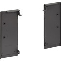 Anthracite Front Connector Kit 84mm Height for Slim Internal Aluminum Drawer Fronts per piece