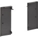 Anthracite Front Connector Kit 84mm Height for Slim Internal Aluminum Drawer Fronts per piece