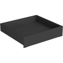 Anthracite Front Connector Kit 84mm Height for Slim Internal Aluminum Drawer Fronts per piece