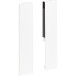 White Front Fittings Kit Height 199mm for Aluminum Drawer Front Inside Slim per piece