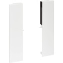 White Front Connector Kit 167mm Height for Aluminum Pot Drawer Inner Slim / pc