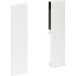White Front Connector Kit 167mm Height for Aluminum Pot Drawer Inner Slim / pc