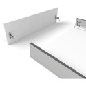 Anthracite Drawer Side Kit 120mm Height with Soft Close Slides 350mm Max 40kg Slim per piece