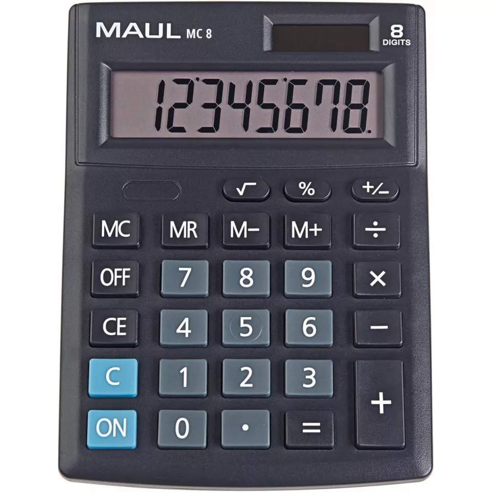 MAUL Desktop Calculator MC 8 Black