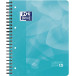 Oxford School Project Book A4+ Wirebound 4-Hole Ruled Aqua Blue
