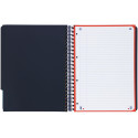 Oxford School Project Book A4+ Wirebound 4-Hole Ruled Aqua Blue