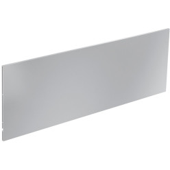 Façade en aluminium argent hauteur 187mm, longueur 2m à recouper pour tiroir intérieur et tiroir à casseroles intérieur Hettich 