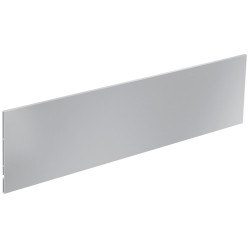 Façade en aluminium argent hauteur 139mm, longueur 2m à recouper pour tiroir intérieur et tiroir à casseroles intérieur Hettich 