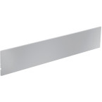 Façade en aluminium argent...