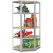 Avasco étagère Strong Corner, ft 176 x 75 x 40 x 50 cm, 5 tablettes, galvanisé