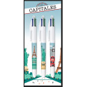 Bic 4 Colours Décor Limited Edition stylo bille 4 couleurs, moyen, 4 couleurs d'encre classique