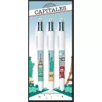 Bic 4 Colours Décor Limited Edition stylo bille 4 couleurs, moyen, 4 couleurs d'encre classique