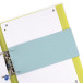 Oxford verdeelstroken 24 x 10,5 cm, 2-gaats, blauw, 100 stuks