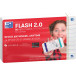 Oxford Flash 2.0 Flashcards, Ruled, A7, White, Pack of 80 Sheets