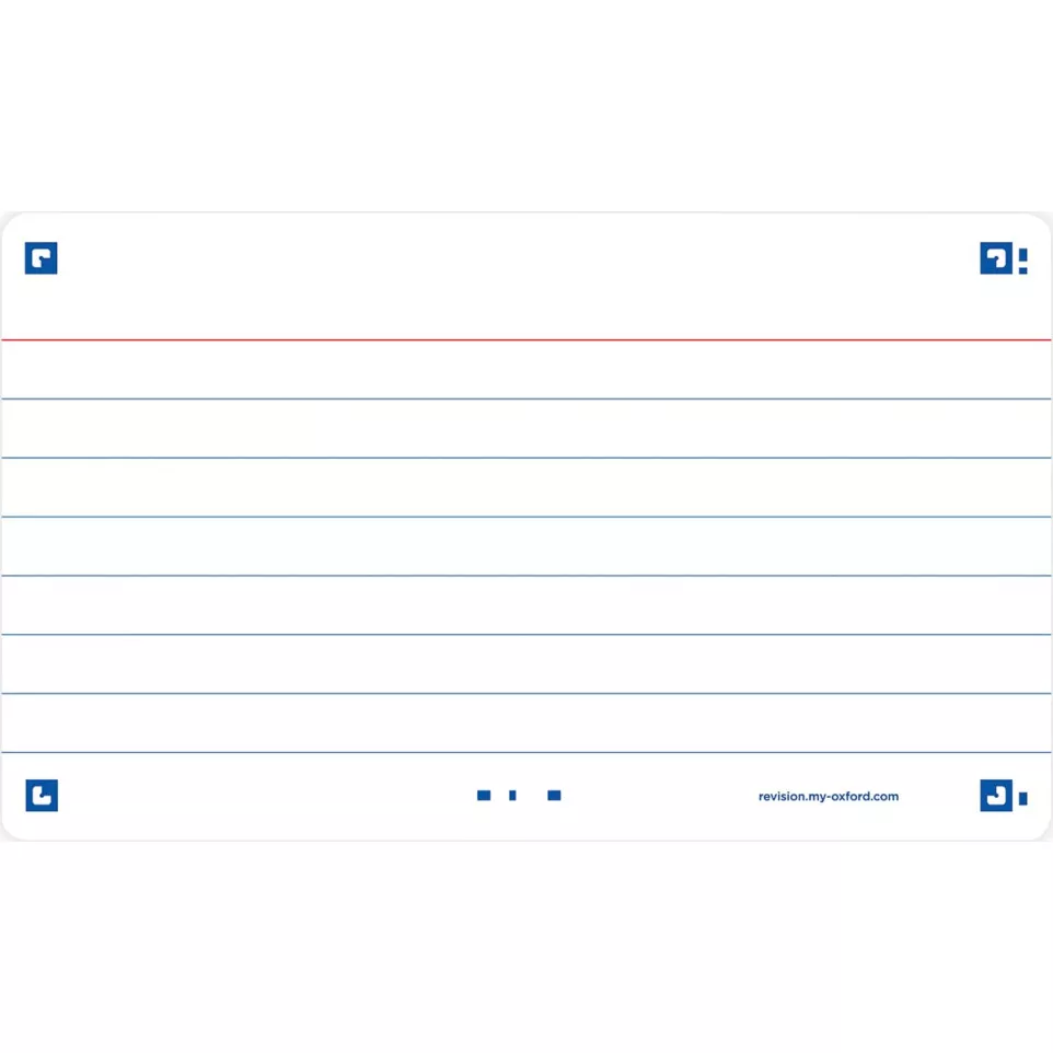 Oxford Flash 2.0 Flashcards, Ruled,...