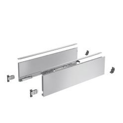 Hettich AvanTech YOU Silver Drawer Side Kit 139mm Height 300mm Depth per piece