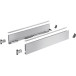 Hettich AvanTech YOU Silver Drawer Side Panel Kit 101mm Height 270mm Depth per piece