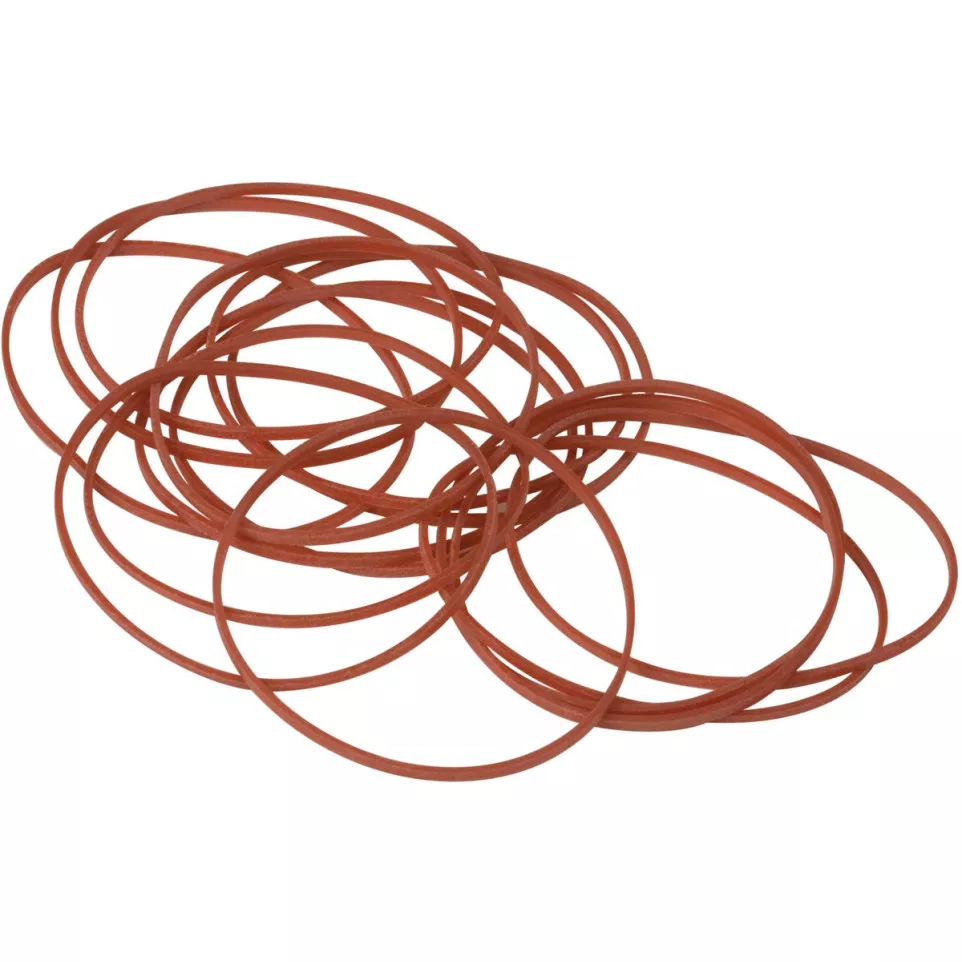Q-Connect Rubber Bands Red 1.5mm x...
