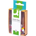 Q-CONNECT display pins box of 25 assorted colors
