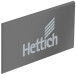 Afdekkapje met Hettich logo van antraciet kunststof voor Hettich Arcitech ladezijkanten / pce
