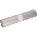 Deiss sac à ordures, ft 90 x 120 x 0,5 cm, transparent, LDPE, rouleau de 10 pièces