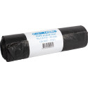 Trash Bags, 70 x 110 cm, Black, Roll of 20 Bags