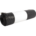 Trash Bags, 70 x 110 cm, Black, Roll of 20 Bags