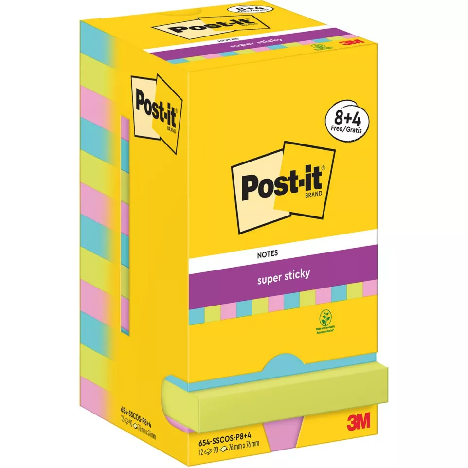 Post-It Super Sticky Notes Cosmic, 90...