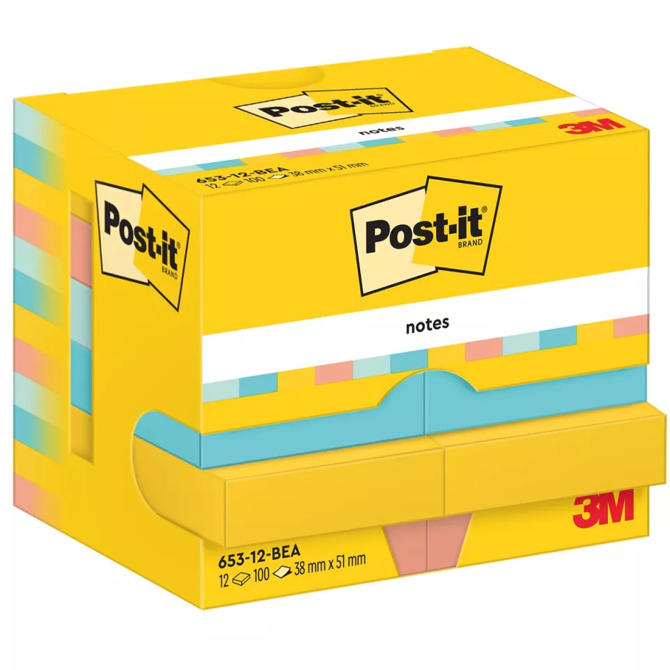 Post-It Notes Beachside, 100 vel, ft...