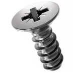 Countersunk Self-Tapping Drilling Screw 5x8mm Nickel Plated per piece