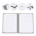Oxford Classic Spiral Notebook A4 Plus 160 Pages 5 mm Grid Black
