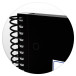 Oxford Classic Spiral Notebook A4 Plus 160 Pages 5 mm Grid Black