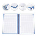 Oxford School Classic Spiral Notebook A4 Plus 160 Pages 5mm Grid Dark Blue