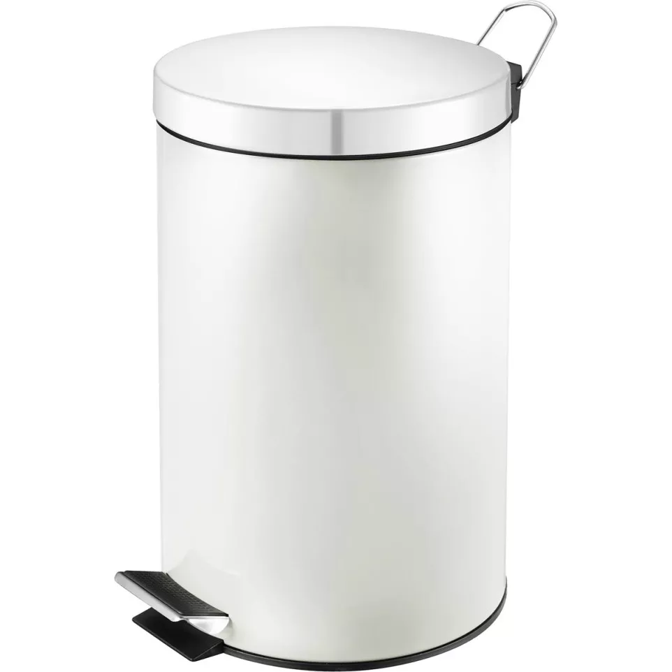 V-part poubelle à pédale 3 l, blanc
