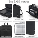 Dicota sac informatique Eco Top Traveller, pour ordinateurs portables jusqu'à 14,1 pouces, noir