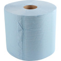 Tork Industrial Heavy Duty poetspapier rol, 3-laags, systeem W1/W2, blauw, pak van 2 rollen