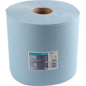 Tork Industrial Heavy Duty papier de nettoyage rouleau, 3-plis, système W1/W2, bleu, paquet de 2 rouleaux
