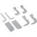 Kit d'accessoires profil GOLA supérieur PVC blanc / pce