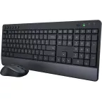 Trust Trezo clavier et souris sans fil, en plastique recyclée, qwerty