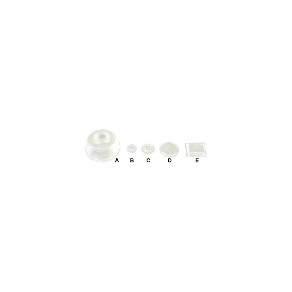 Butées auto-adhésives Ø13x1,5mm / pce