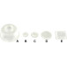 Butées auto-adhésives Ø10x3mm / pce