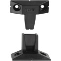 Pair of Flink 2 Clip Mounting Brackets Black PVC Pack of 10