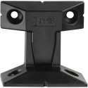 Paar Flink 2 PVC bevestigingsklemmen, zwart / 10pce