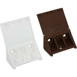 Systemac Large 3-Hole Bracket No.102+ White / pc