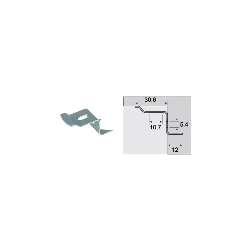 Longitudinal Table Stop Zinc-Plated...
